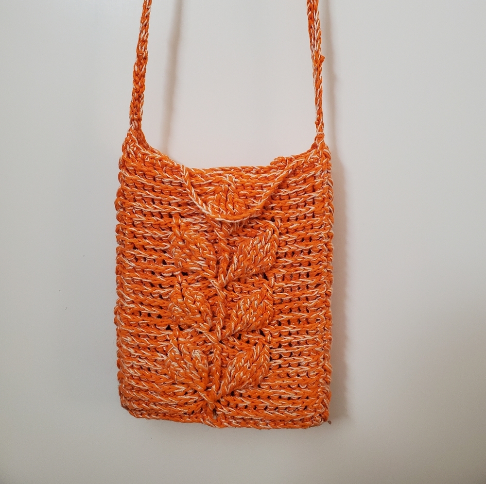 Crocheted phone bag